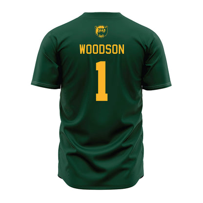 Baylor - NCAA Baseball : TJ Woodson - Green Jersey-1