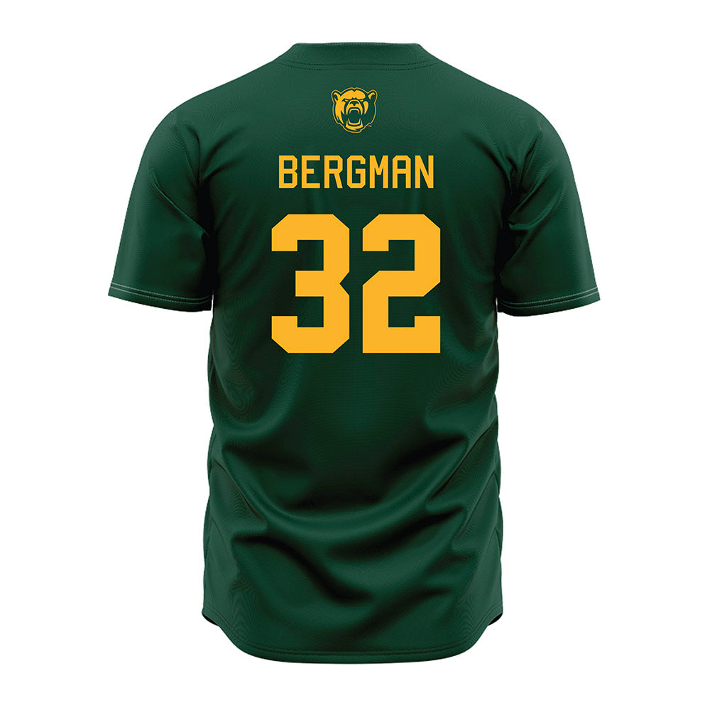 Baylor - NCAA Baseball : Caleb Bergman - Green Jersey-1