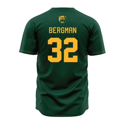 Baylor - NCAA Baseball : Caleb Bergman - Green Jersey-1