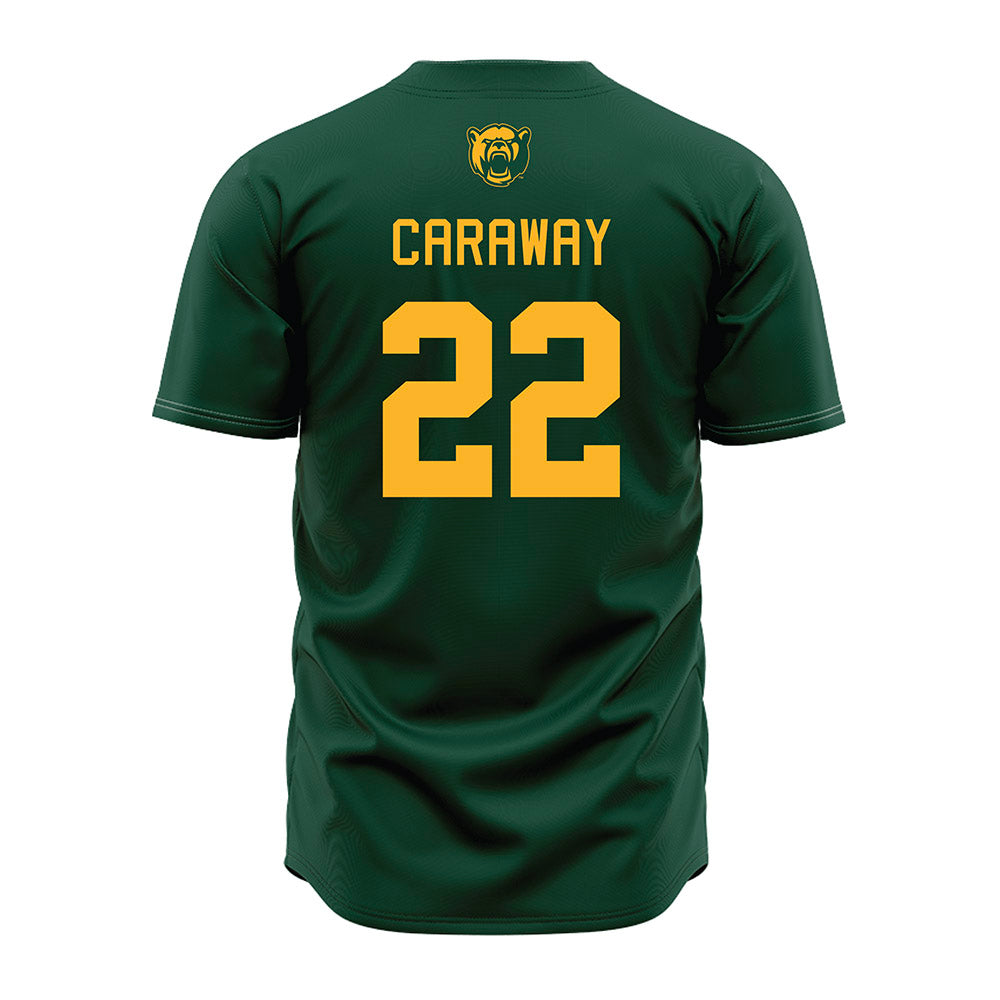 Baylor - NCAA Baseball : Bo Caraway - Green Jersey-1