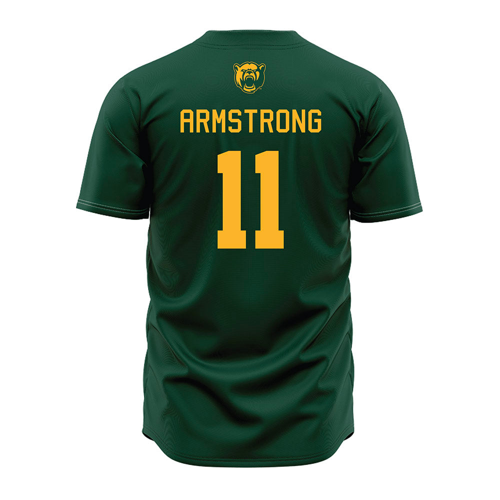 Baylor - NCAA Baseball : Tyce Armstrong - Green Jersey-1