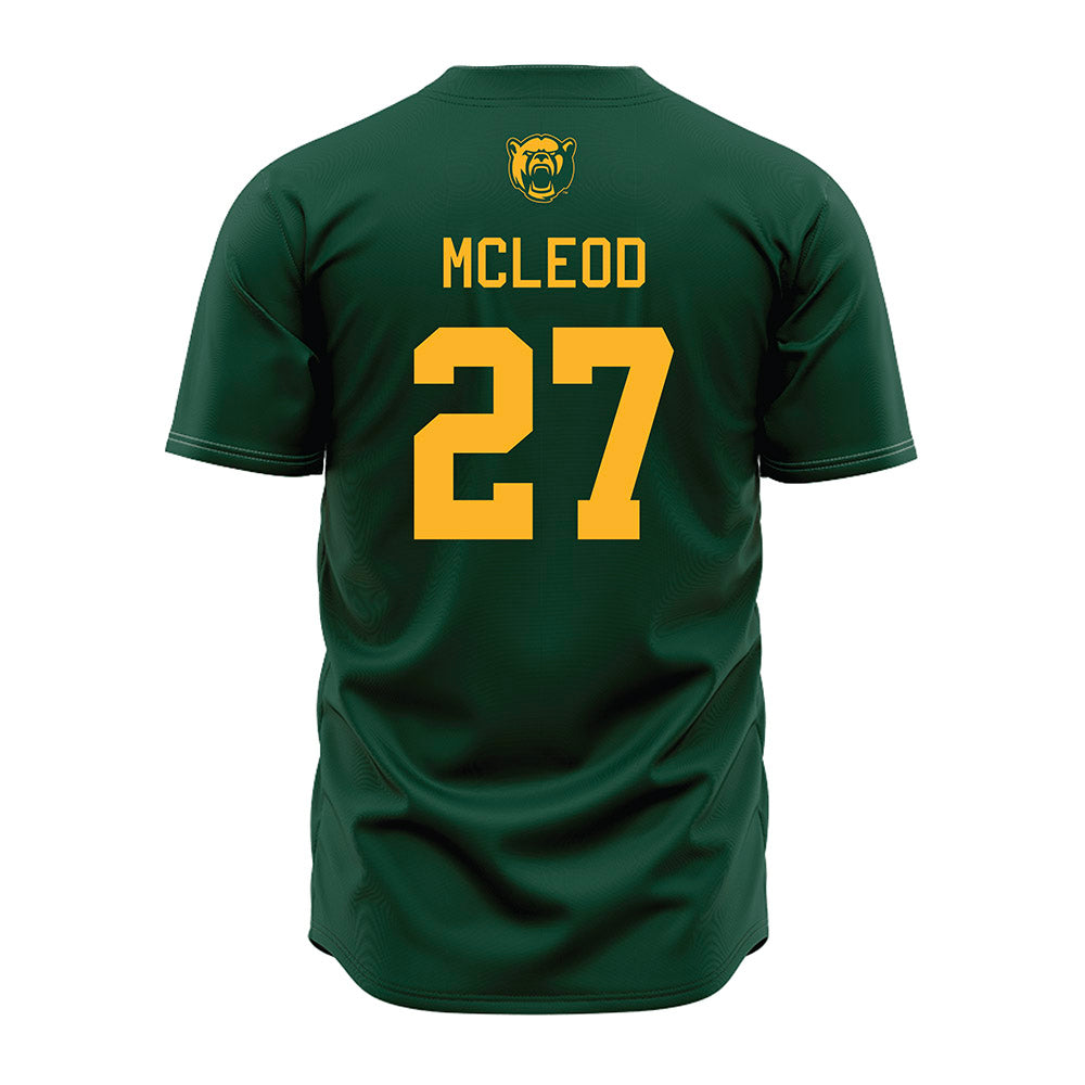 Baylor - NCAA Baseball : Luke McLeod - Green Jersey-1