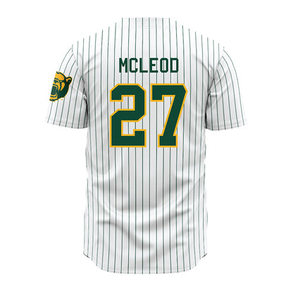 Baylor - NCAA Baseball : Luke McLeod - Pinstripe Jersey-1