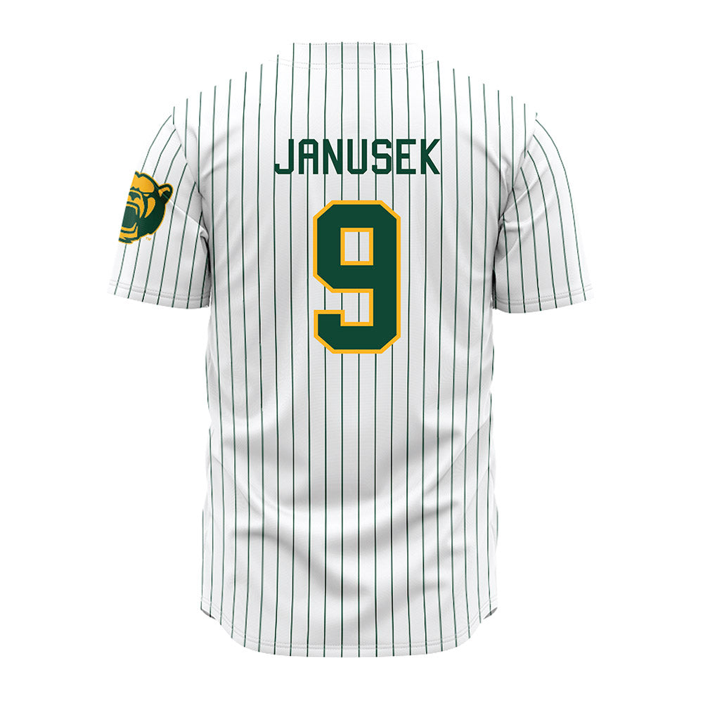 Baylor - NCAA Baseball : Brady Janusek - Pinstripe Jersey-1