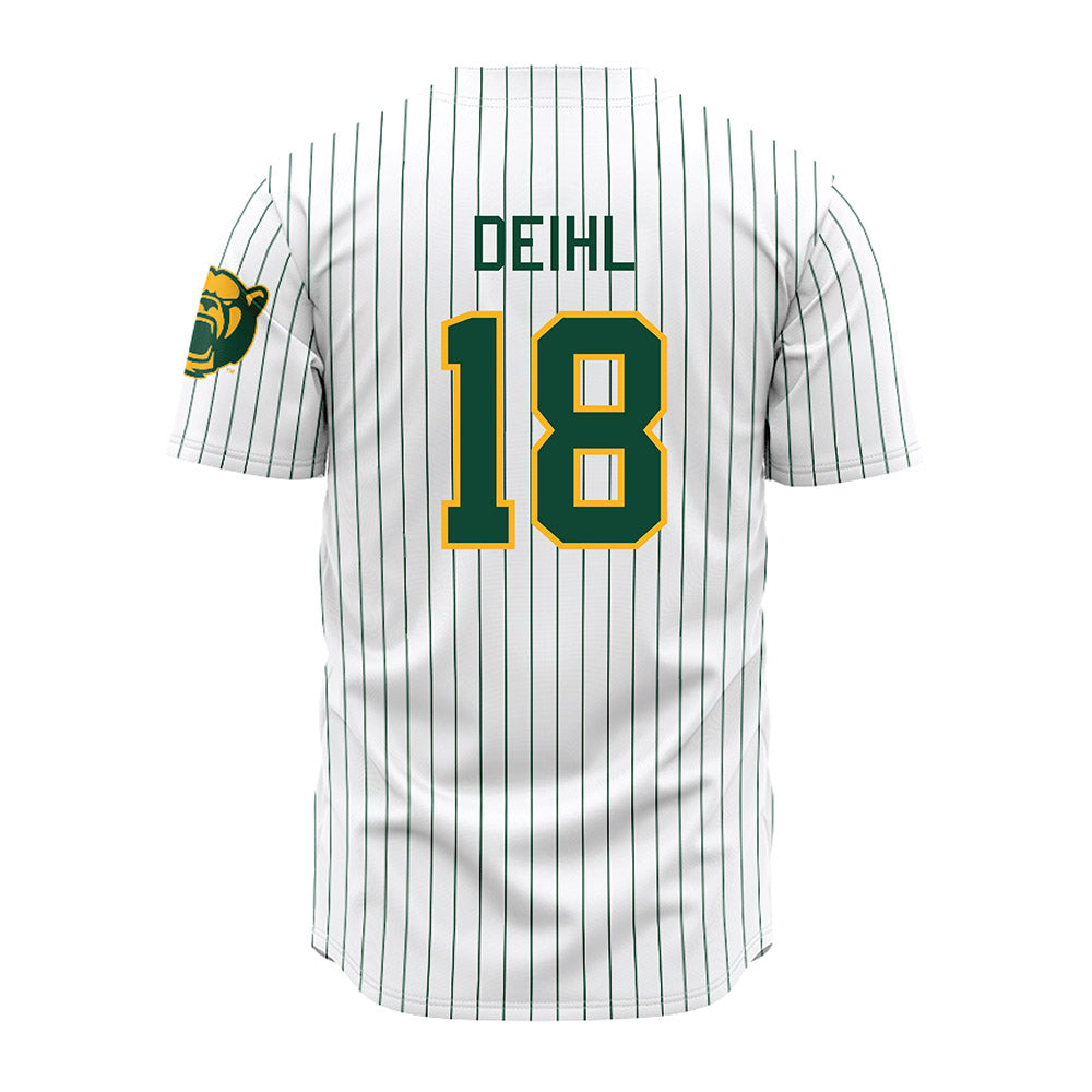 Baylor - NCAA Baseball : Keegan Deihl - Pinstripe Jersey-1