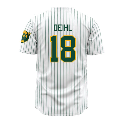 Baylor - NCAA Baseball : Keegan Deihl - Pinstripe Jersey-1