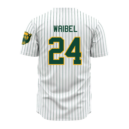 Baylor - NCAA Baseball : Cade Waibel - Pinstripe Jersey-1