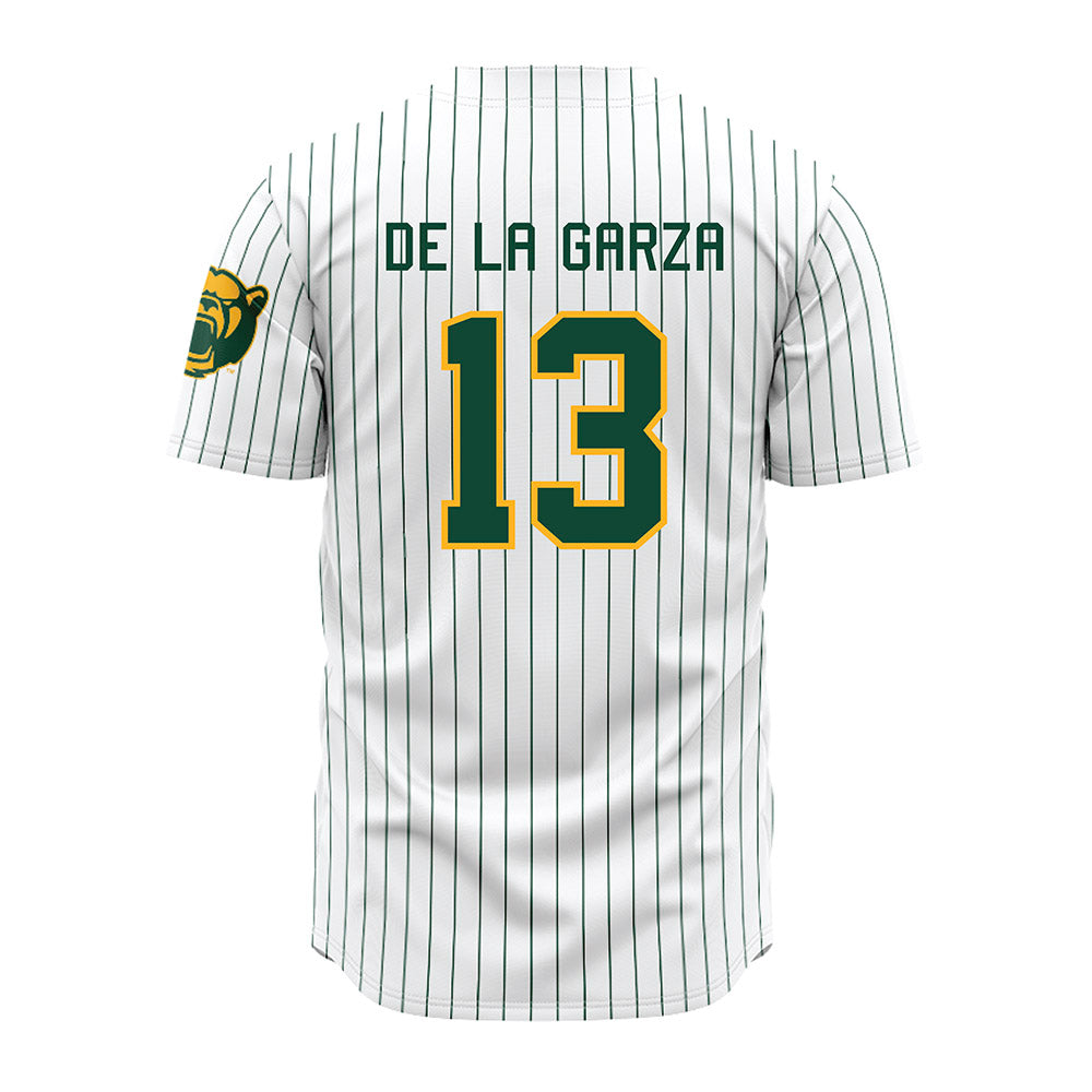 Baylor - NCAA Baseball : Robert De La Garza - Pinstripe Jersey-1