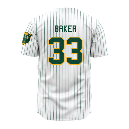 Baylor - NCAA Baseball : Cayden Baker - Pinstripe Jersey-1