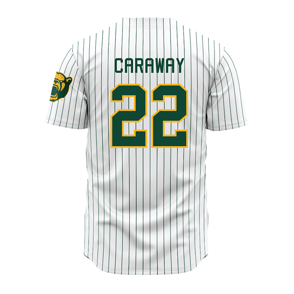 Baylor - NCAA Baseball : Bo Caraway - Pinstripe Jersey-1