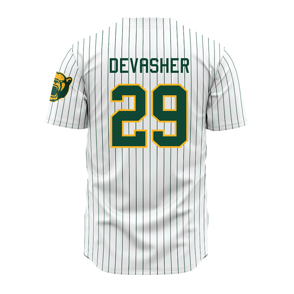 Baylor - NCAA Baseball : Luke DeVasher - Pinstripe Jersey-1