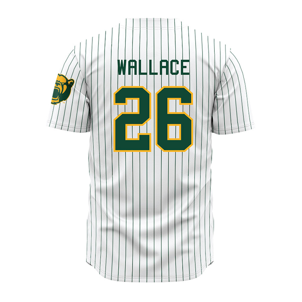 Baylor - NCAA Baseball : Zack Wallace - Pinstripe Jersey-1