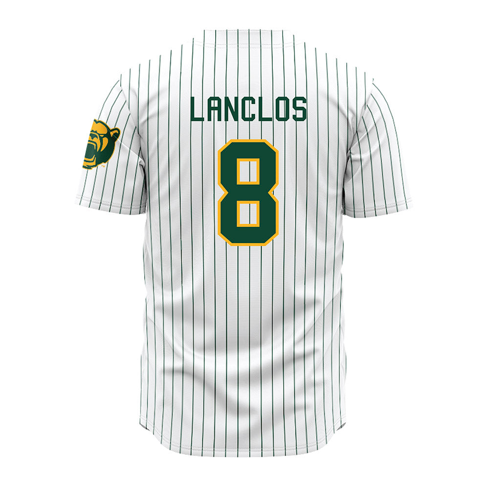 Baylor - NCAA Baseball : Cole Lanclos - Pinstripe Jersey-1