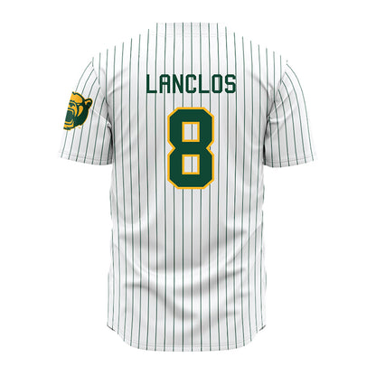 Baylor - NCAA Baseball : Cole Lanclos - Pinstripe Jersey-1