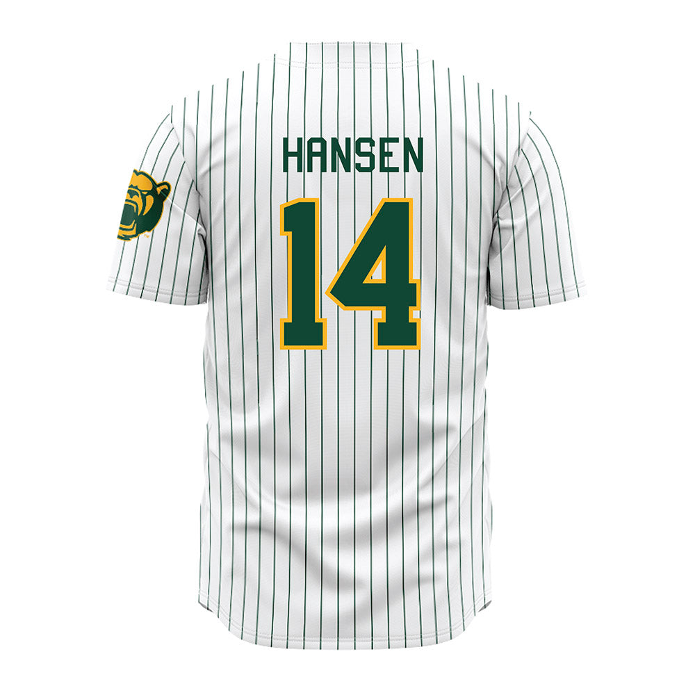 Baylor - NCAA Baseball : Cade Hansen - Pinstripe Jersey-1