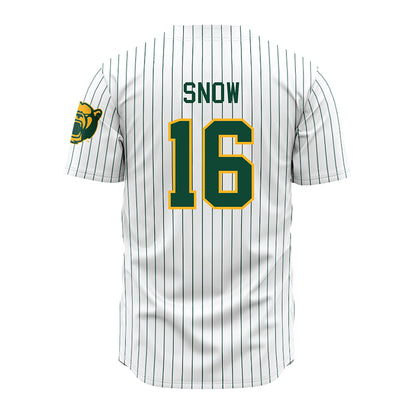 Baylor - NCAA Baseball : Hunter Snow - Pinstripe Jersey-1