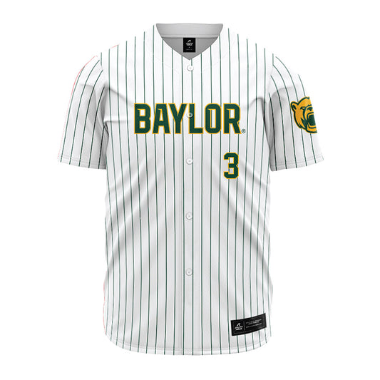 Baylor - NCAA Baseball : Cade Dodson - Pinstripe Jersey-0