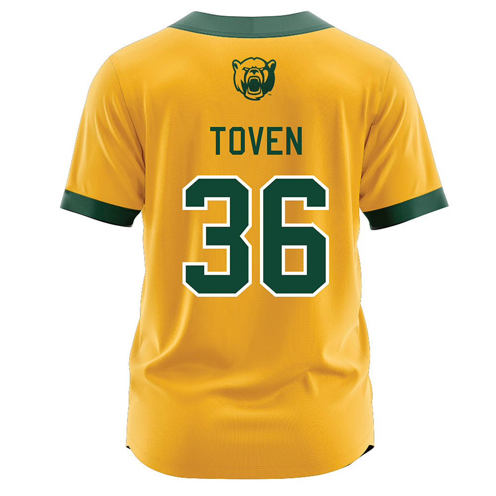 Baylor - NCAA Softball : Amber Toven - Gold Jersey-1