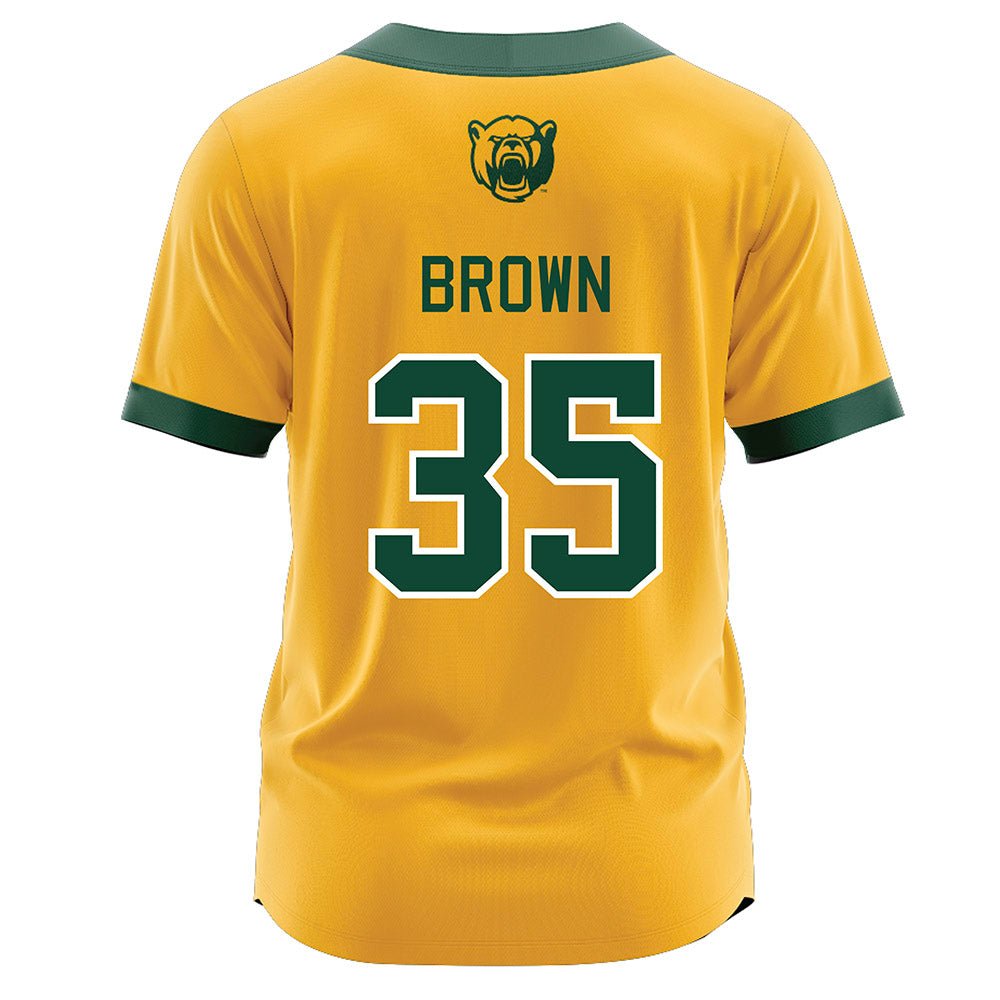 Baylor - NCAA Softball : Ella Brown - Gold Jersey-1