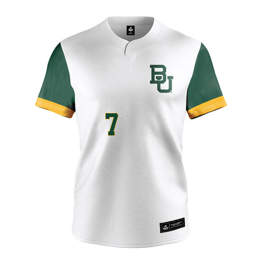 Baylor - NCAA Softball : Kaci West - White Jersey-0