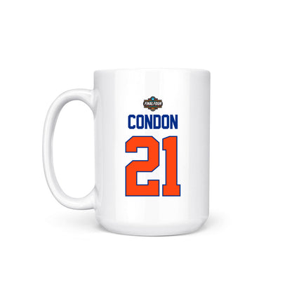 Florida - NCAA Men's Basketball : Alex Condon - NCAA® March Madness® Final 4 Coffee Mug-1