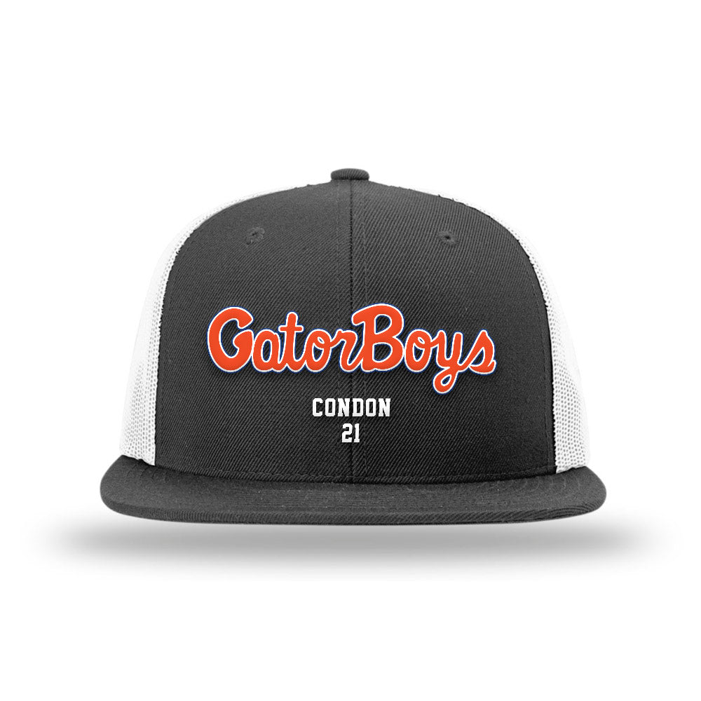 Florida - NCAA Men's Basketball : Alex Condon - Gatorboys Flatbill Trucker Hat-0