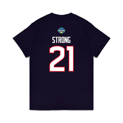 UConn - NCAA Women's Basketball : Sarah Strong - NCAA® March Madness® Final 4 Premium T-Shirt-1
