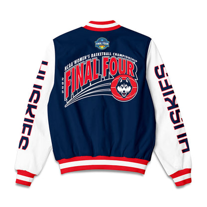 UConn - NCAA Women's Basketball : Kaylee Meza - NCAA® March Madness® Final 4 Bomber Jacket-1