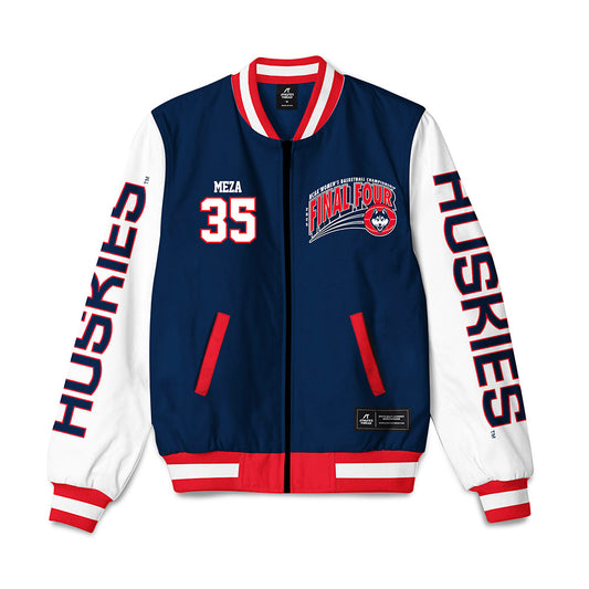UConn - NCAA Women's Basketball : Kaylee Meza - NCAA® March Madness® Final 4 Bomber Jacket-0
