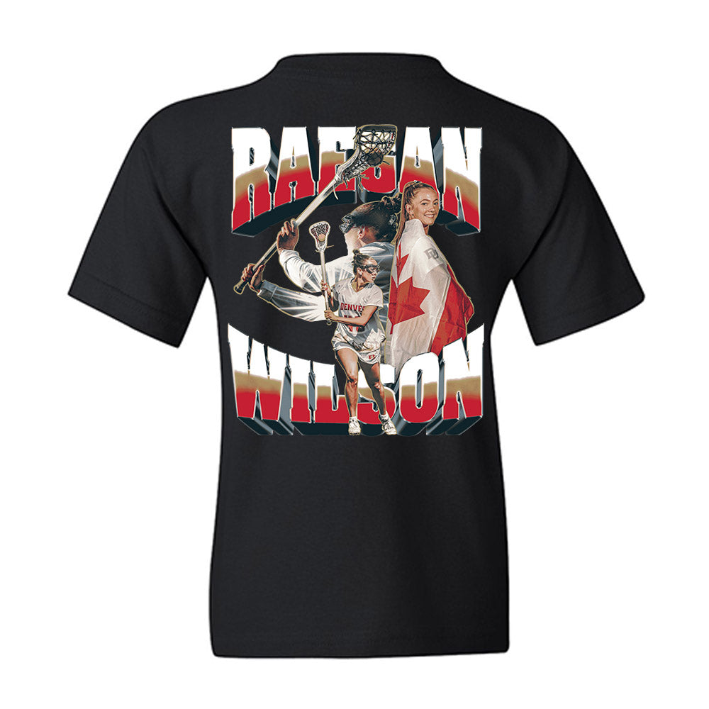 DU - NCAA Women's Lacrosse : Raegan Wilson - Youth T-Shirt-1
