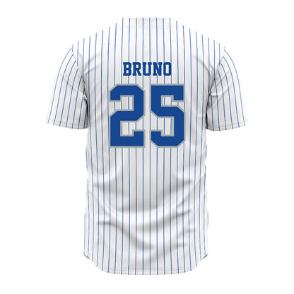 Seton Hall - NCAA Baseball : Gregory Bruno - White Jersey-1