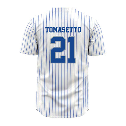 Seton Hall - NCAA Baseball : Nick Tomasetto - White Jersey-1