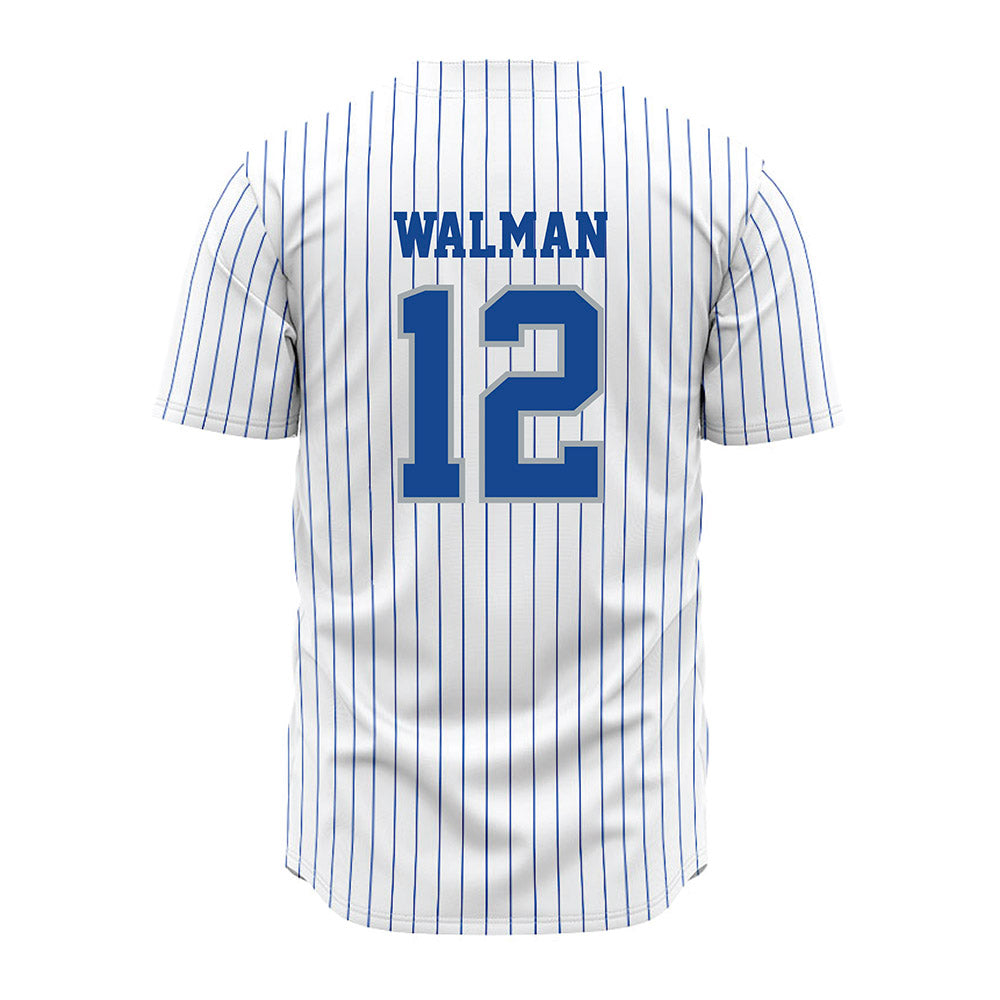 Seton Hall - NCAA Baseball : Jake Walman - White Jersey-1