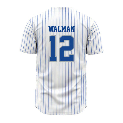 Seton Hall - NCAA Baseball : Jake Walman - White Jersey-1