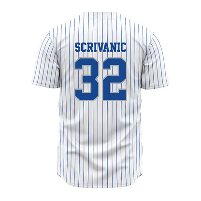 Seton Hall - NCAA Baseball : Frank Scrivanic - White Jersey-1