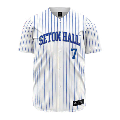 Seton Hall - NCAA Baseball : Stephen Curry - White Jersey-0