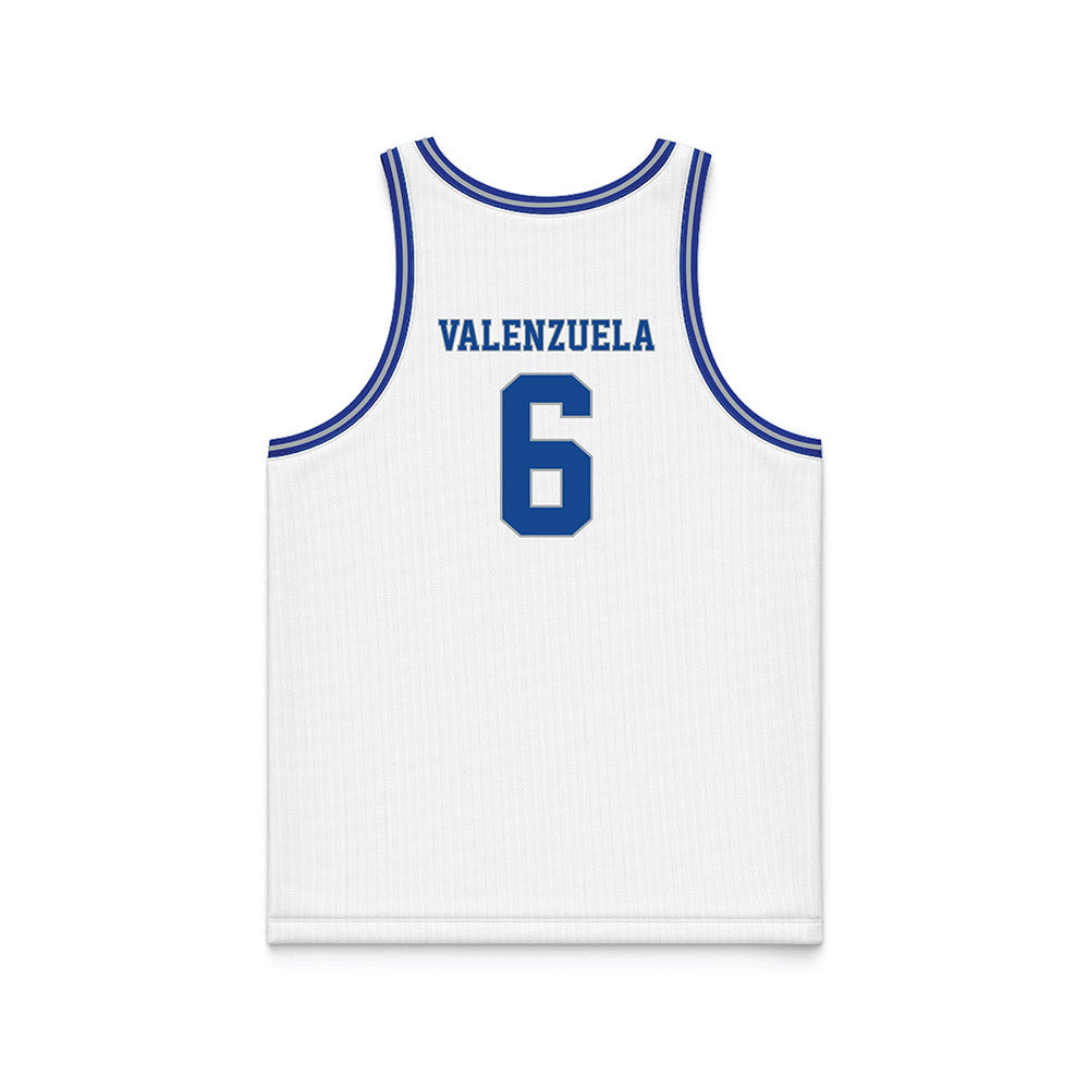 Seton Hall - NCAA Women's Basketball : Mariana Valenzuela - White Basketball Jersey-1