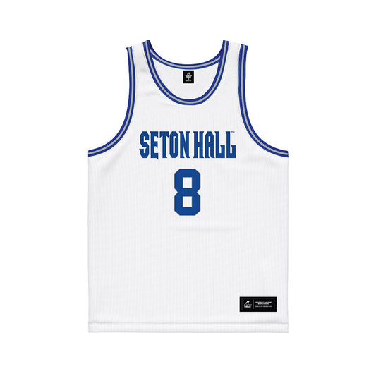 Seton Hall - NCAA Women's Basketball : Zahara Bishop - White Basketball Jersey-0