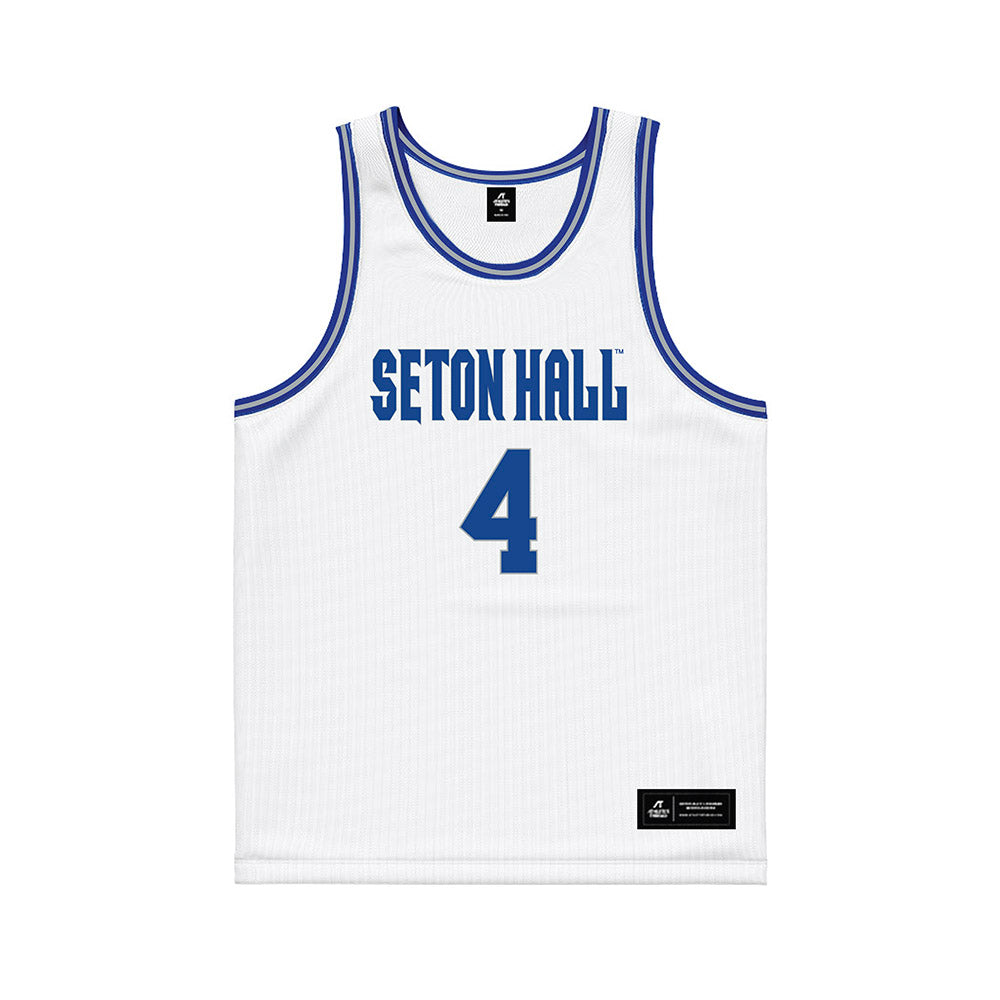 Seton Hall - NCAA Women's Basketball : Savanna Jones - White Basketball Jersey-0