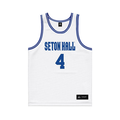 Seton Hall - NCAA Women's Basketball : Savanna Jones - White Basketball Jersey-0
