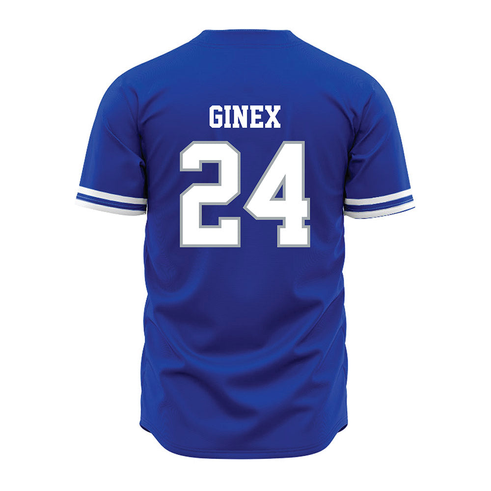 Seton Hall - NCAA Softball : Christina Ginex - Blue Jersey-1