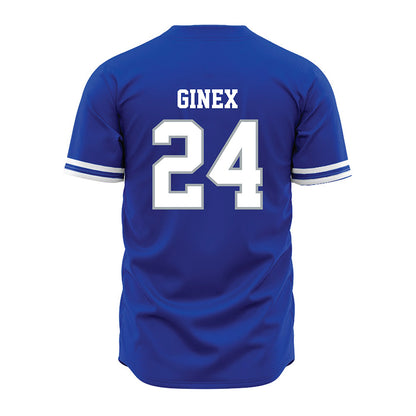 Seton Hall - NCAA Softball : Christina Ginex - Blue Jersey-1