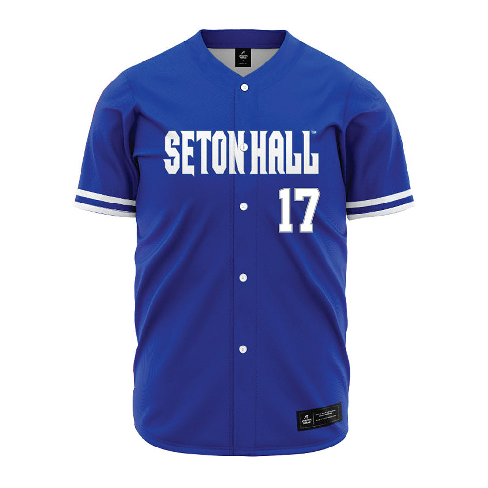 Seton Hall - NCAA Softball : Vanessa Kates - Blue Jersey-0