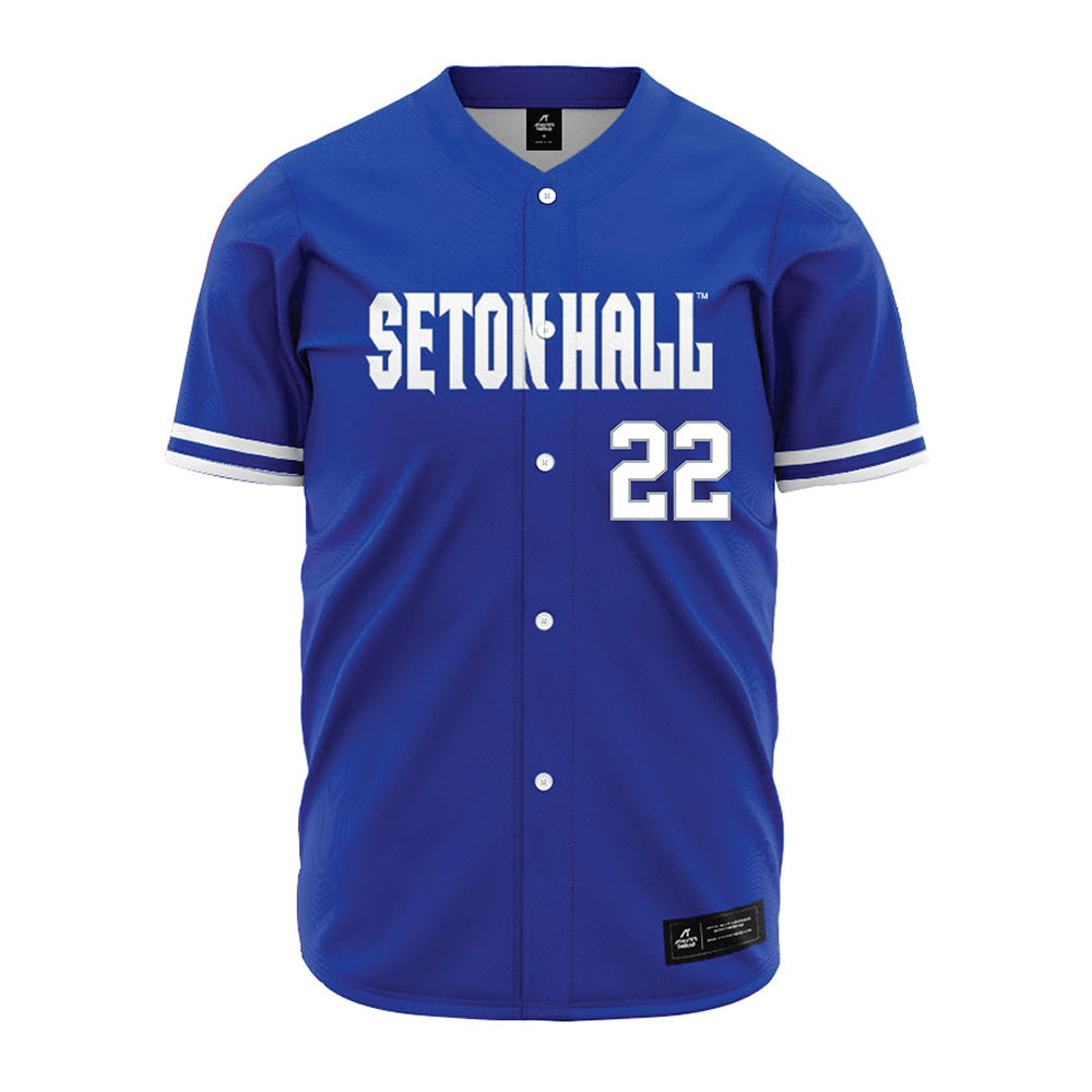 Seton Hall - NCAA Softball : Lea Kosinski - Blue Jersey-0