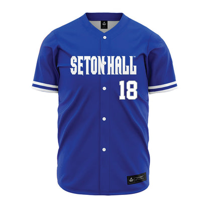 Seton Hall - NCAA Softball : Naya Martinez - Blue Jersey-0