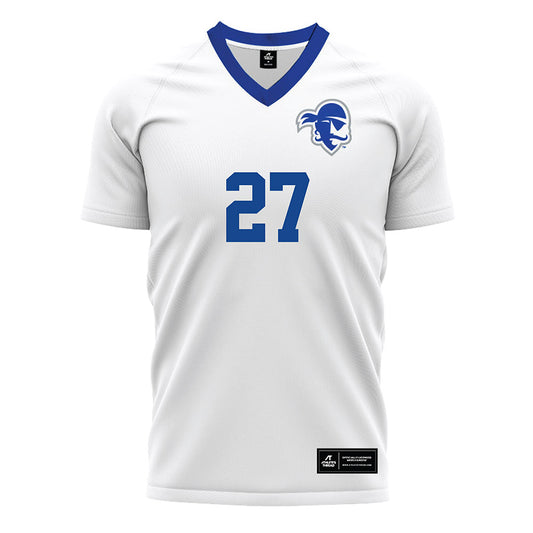 Seton Hall - NCAA Women's Soccer : Gianna Angelillo - White Soccer Jersey-0
