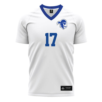 Seton Hall - NCAA Women's Soccer : Macie Mietz - White Soccer Jersey-0