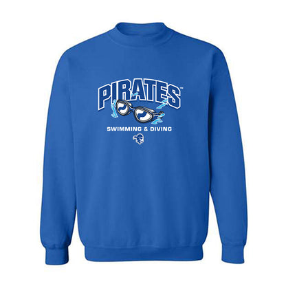 Seton Hall - NCAA Men's Swimming & Diving : Zach McLeod - Sports Shersey Crewneck Sweatshirt-0