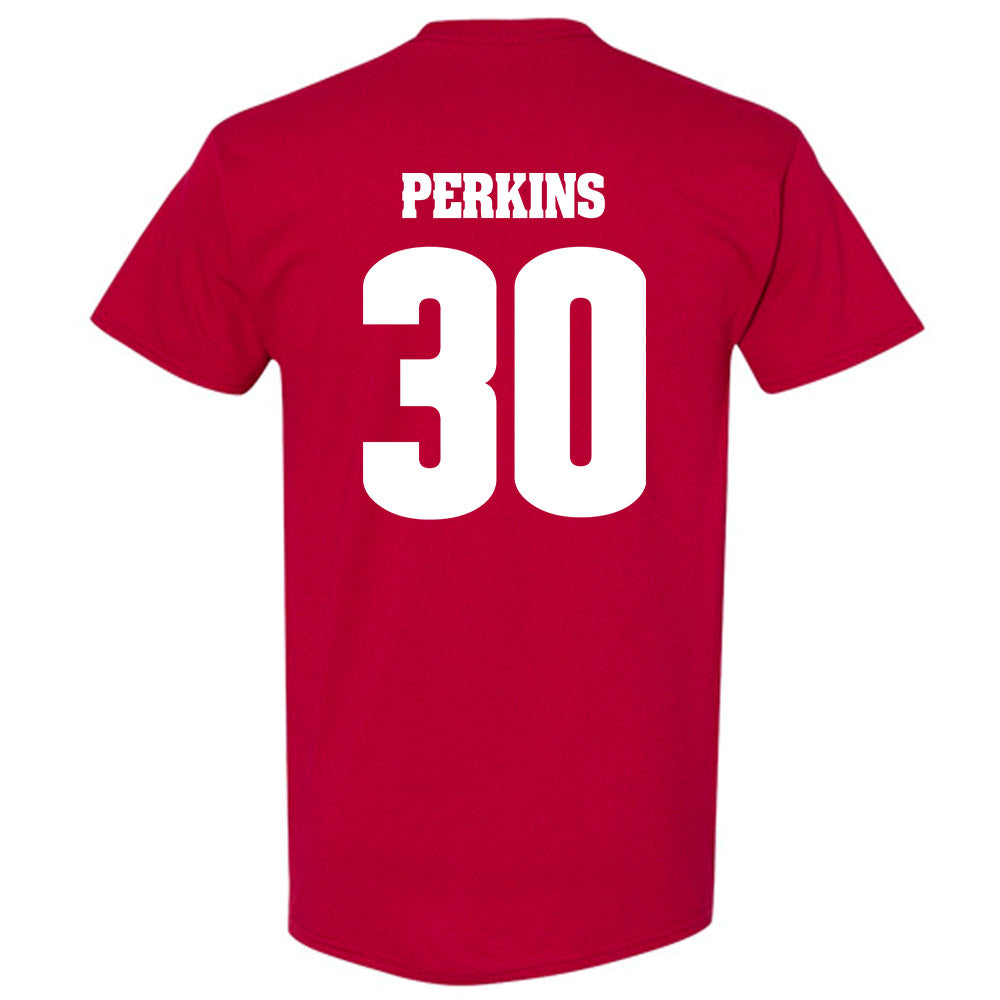 Wisconsin - NCAA Football : Charles Perkins - Classic Shersey T-Shirt-1