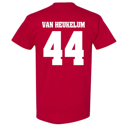 Wisconsin - NCAA Men's Soccer : Luke Van Heukelum - Classic Shersey T-Shirt-1